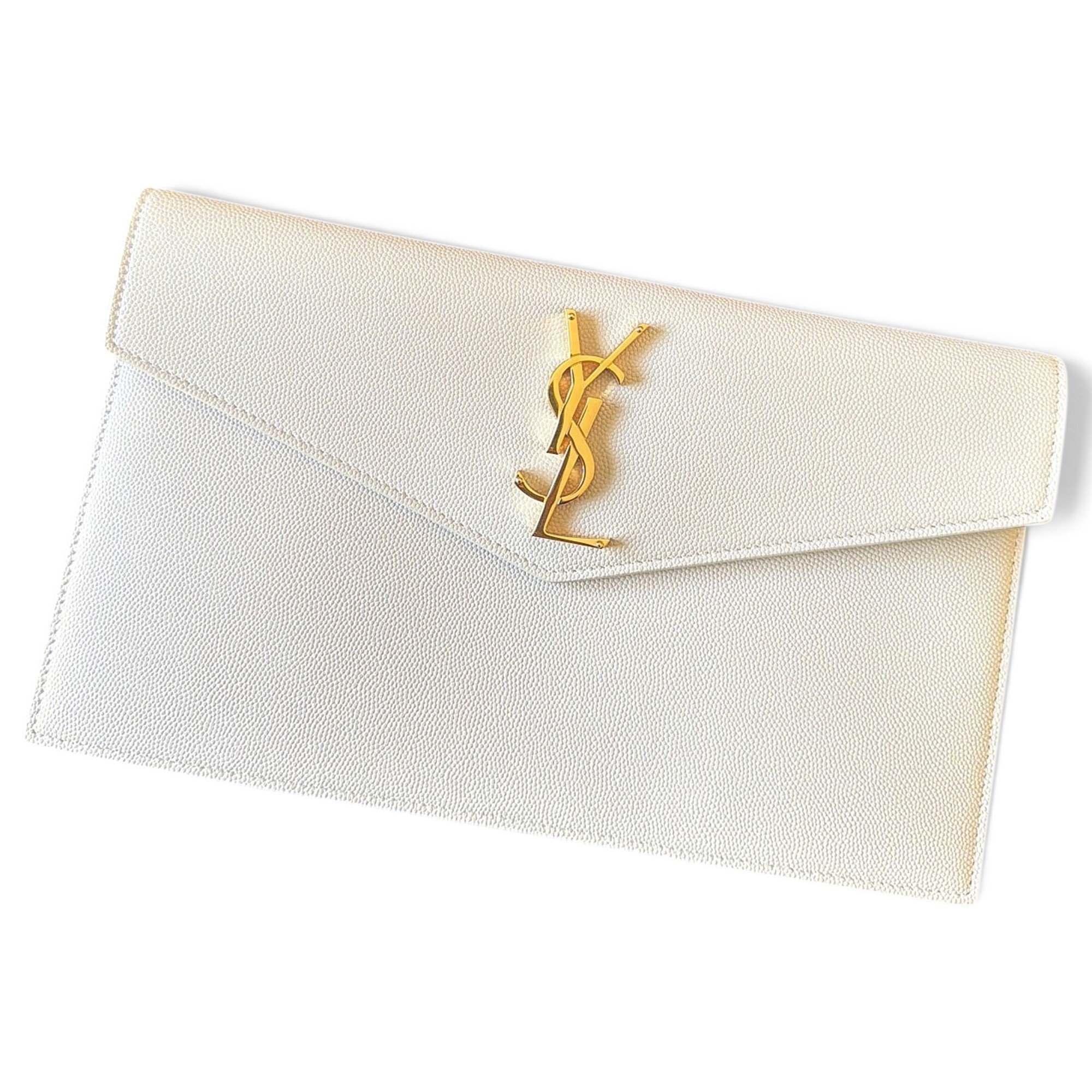 Kate monogramme leather clutch bag
