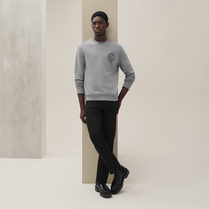 Gris C.d.s. Crewneck Sweater