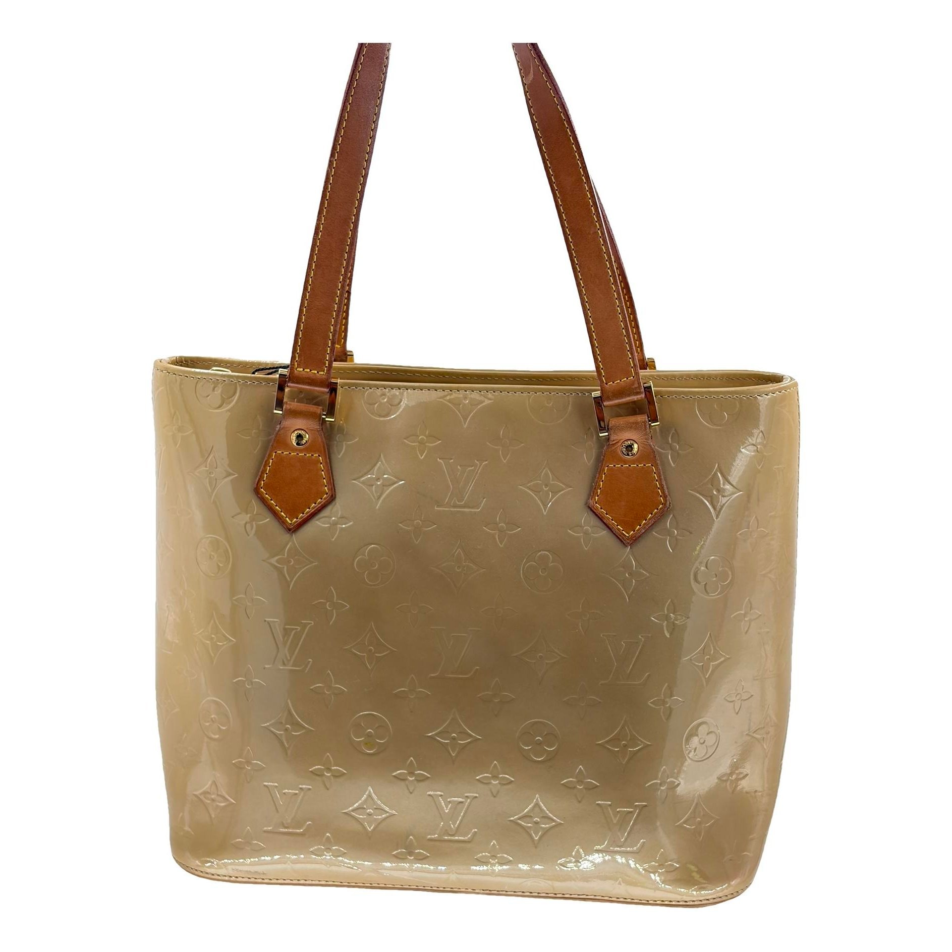Houston patent leather handbag