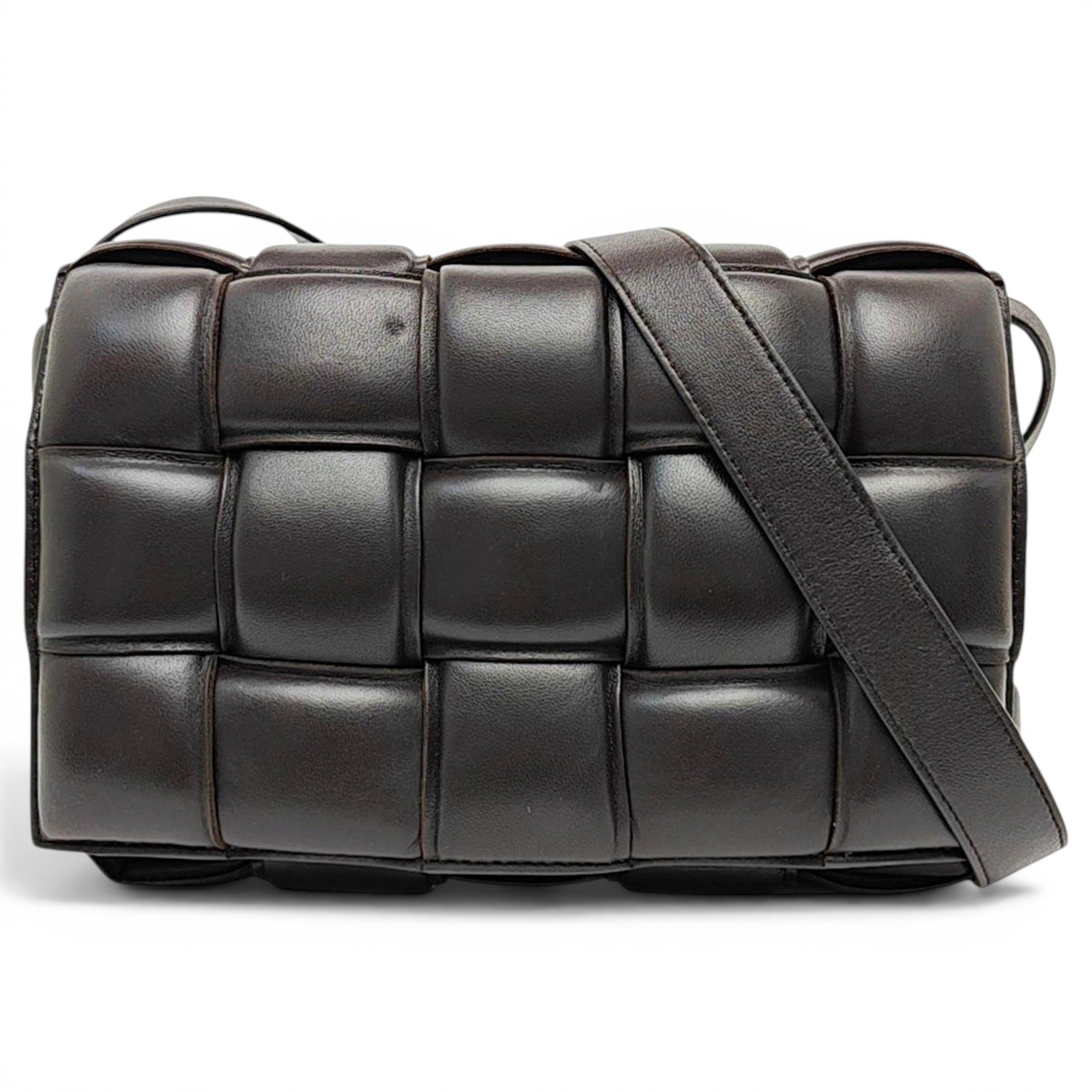 Brick Cassette leather handbag