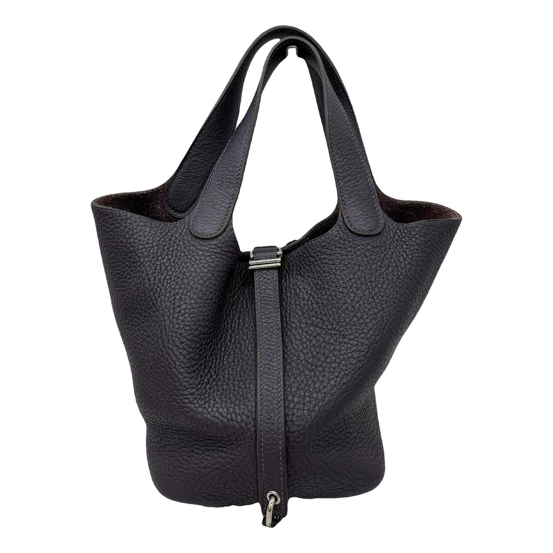 Picotin leather handbag