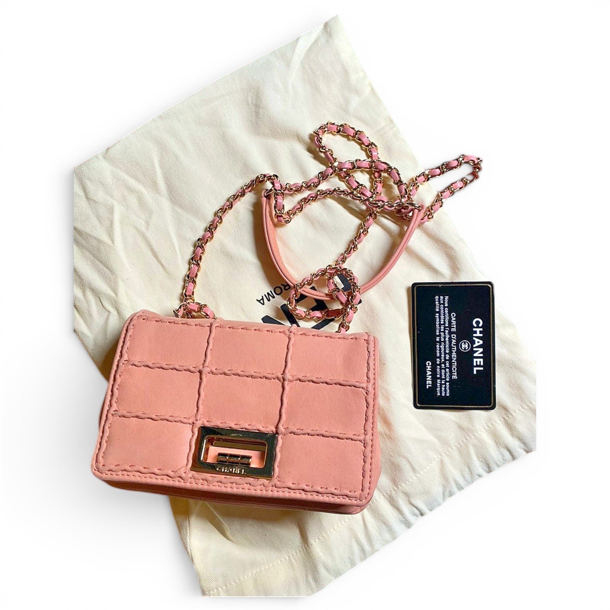 Wallet On Chain 2.55 leather crossbody bag