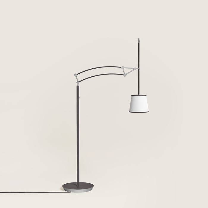 Graphite Pantographe Reading Floor Lamp