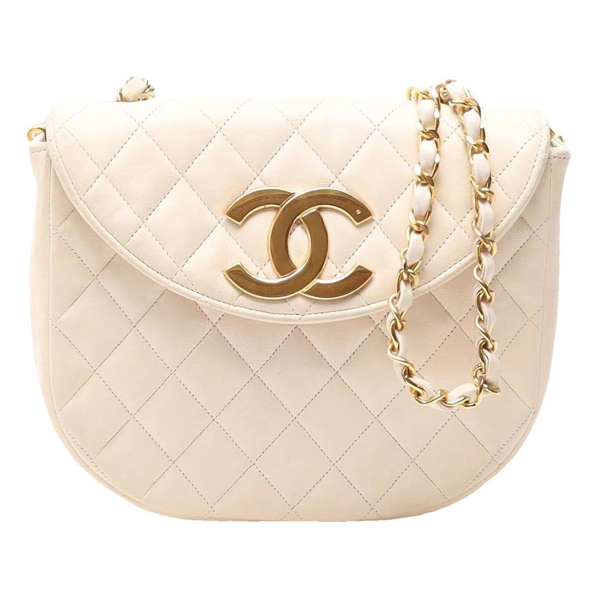 Trendy CC leather handbag