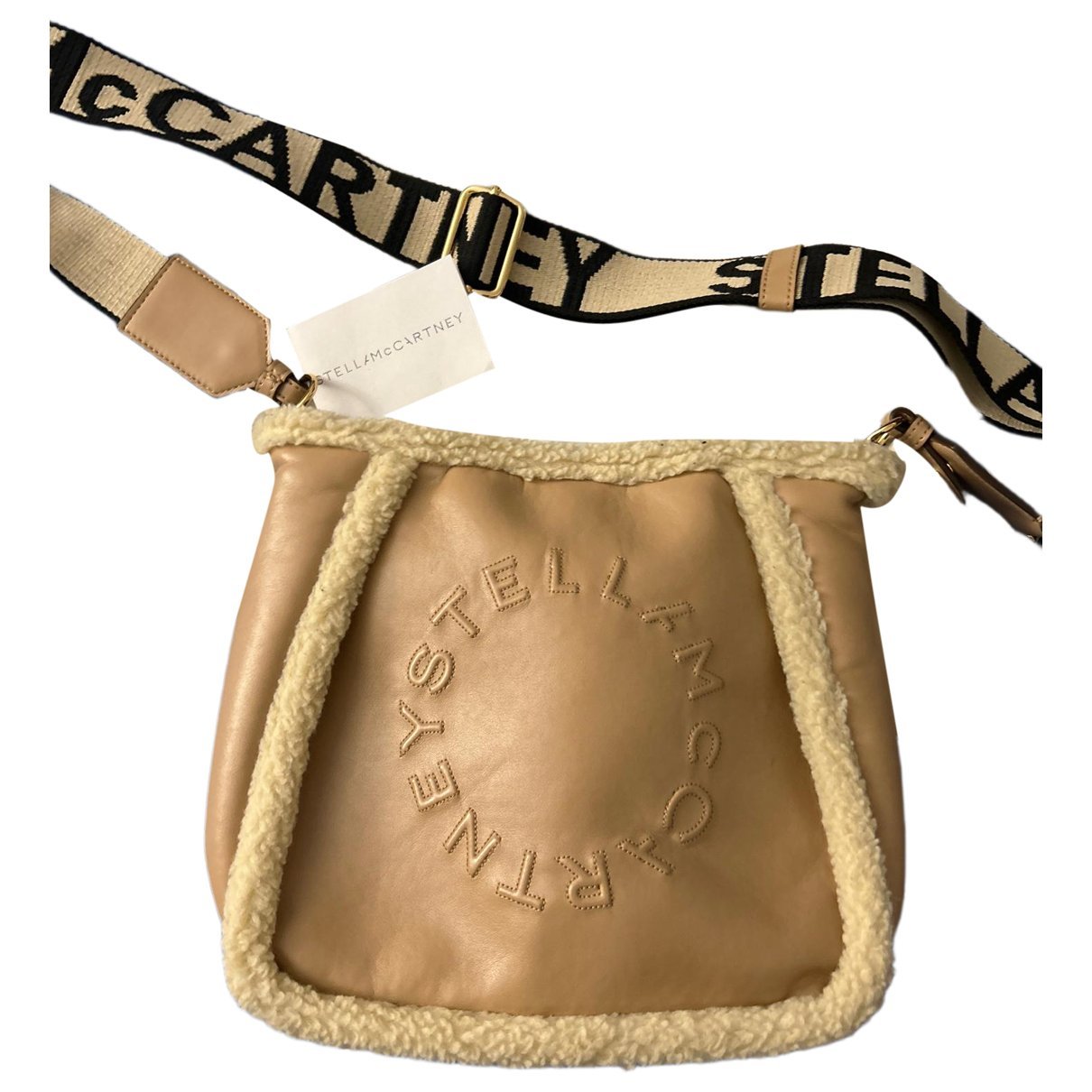 Stella McCartney Logo vegan leather crossbody bag