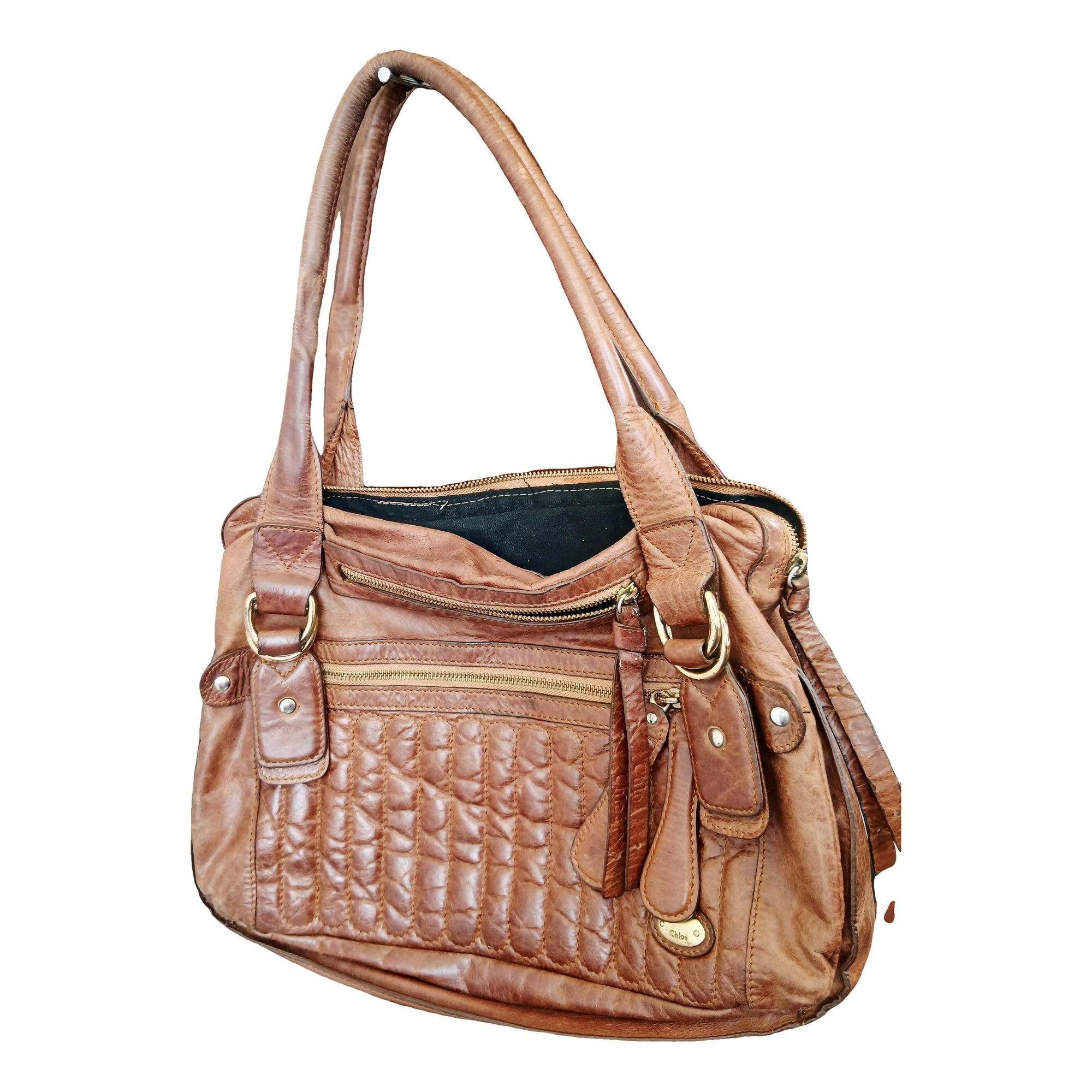 Bay leather handbag