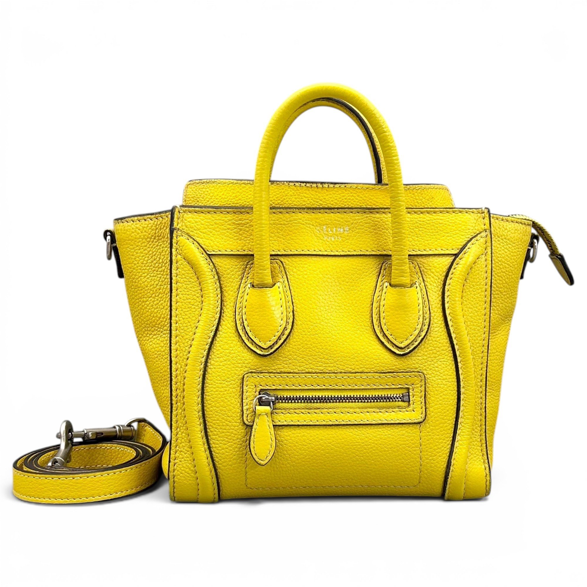 Nano Luggage leather handbag