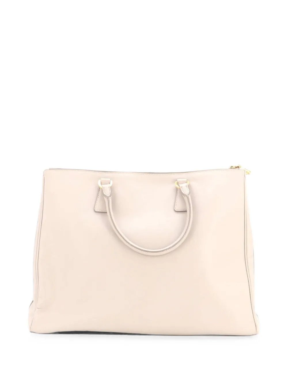 Double Zip Lux Saffiano Leather XL tote bag