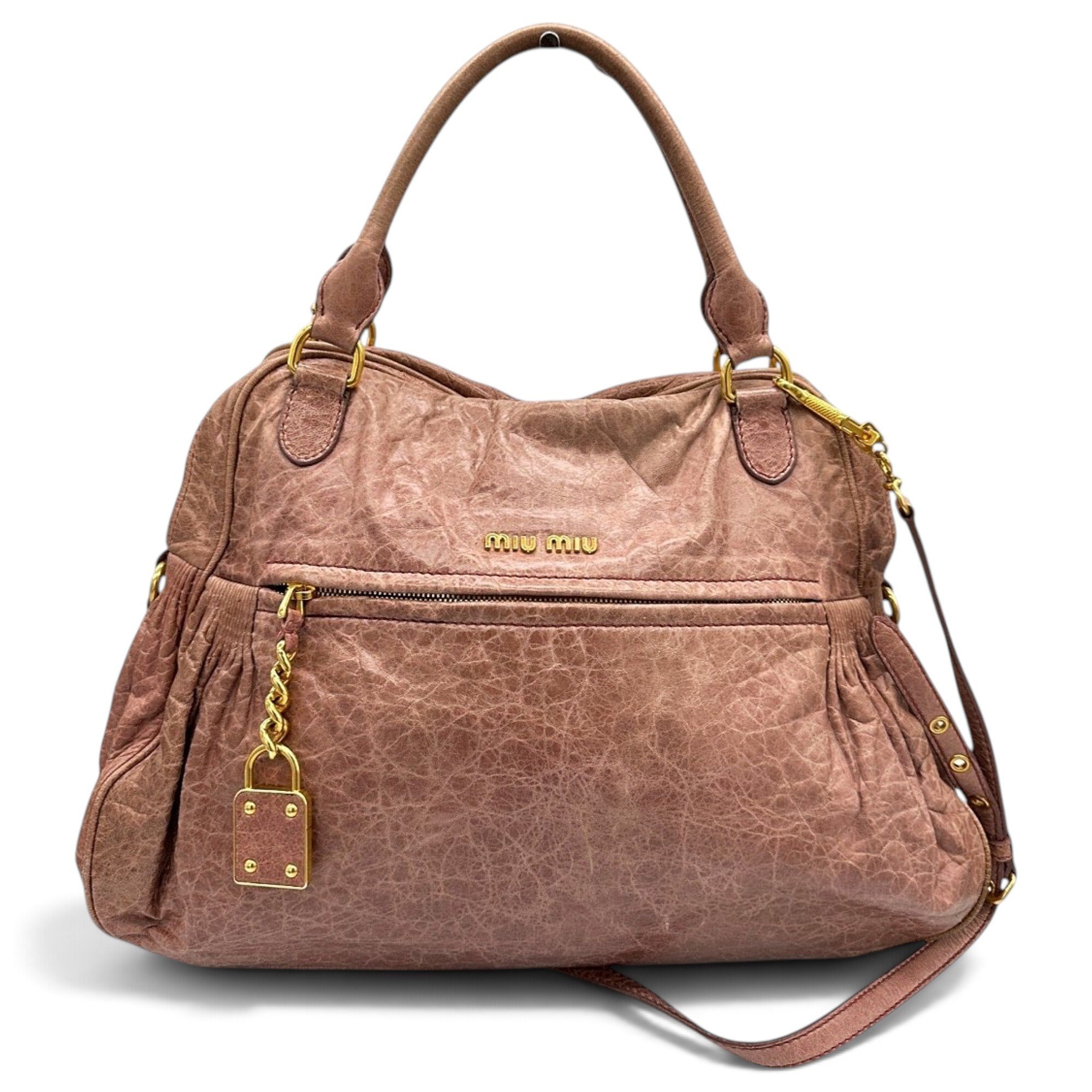 Vitello leather handbag