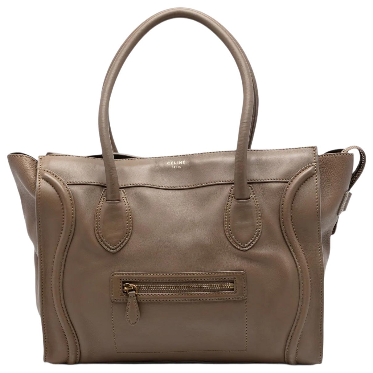 Luggage leather tote