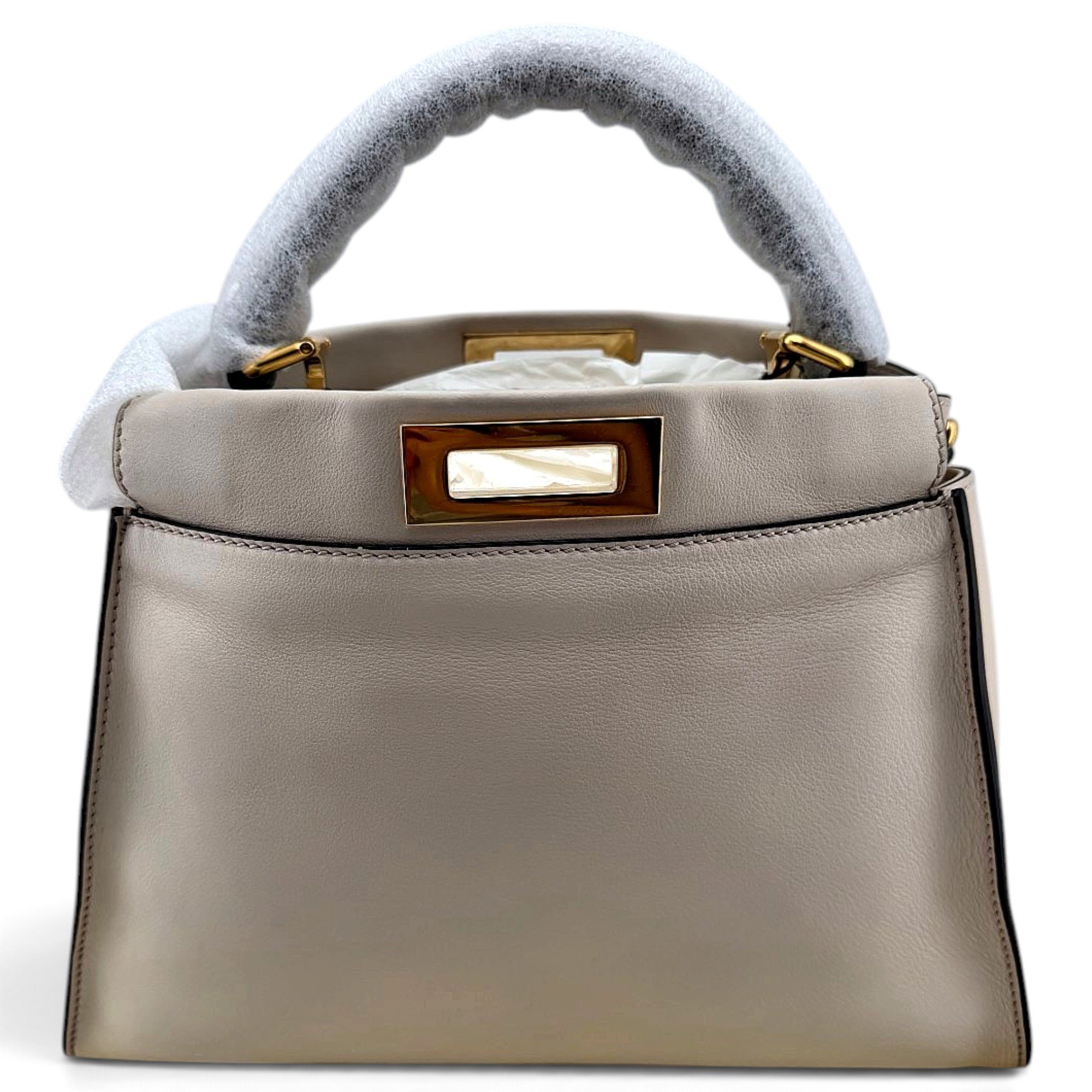 Peekaboo leather handbag