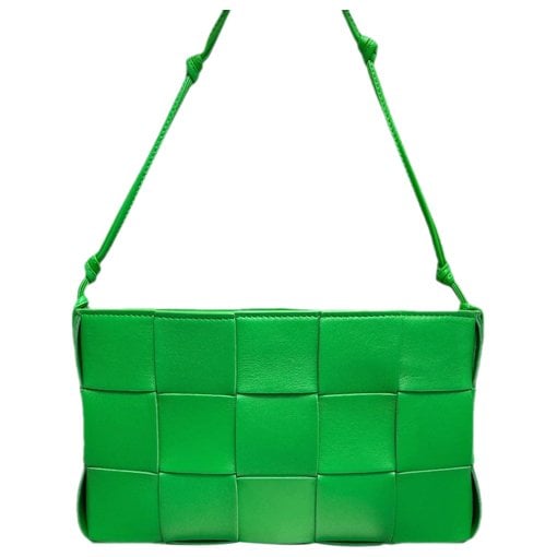 Cassette leather handbag