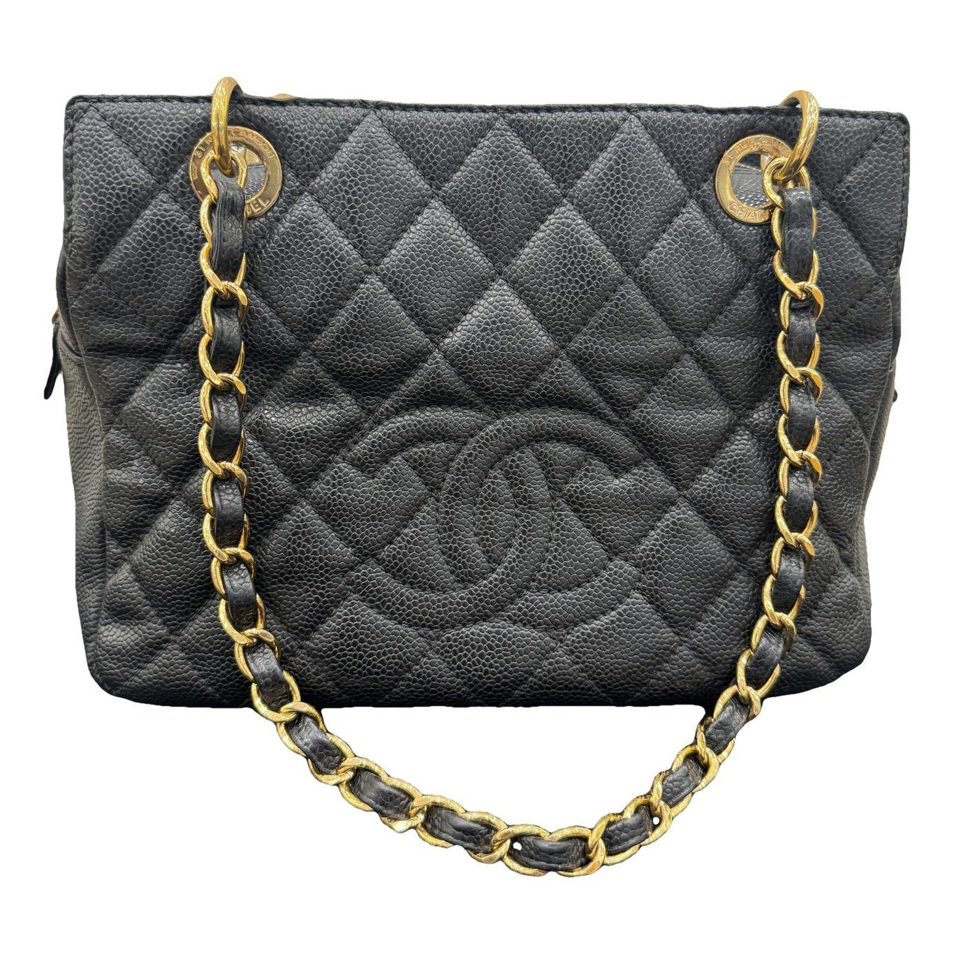 Grand shopping leather tote