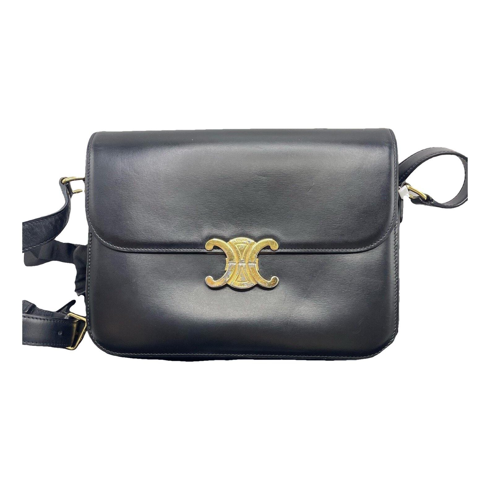 Triomphe leather handbag