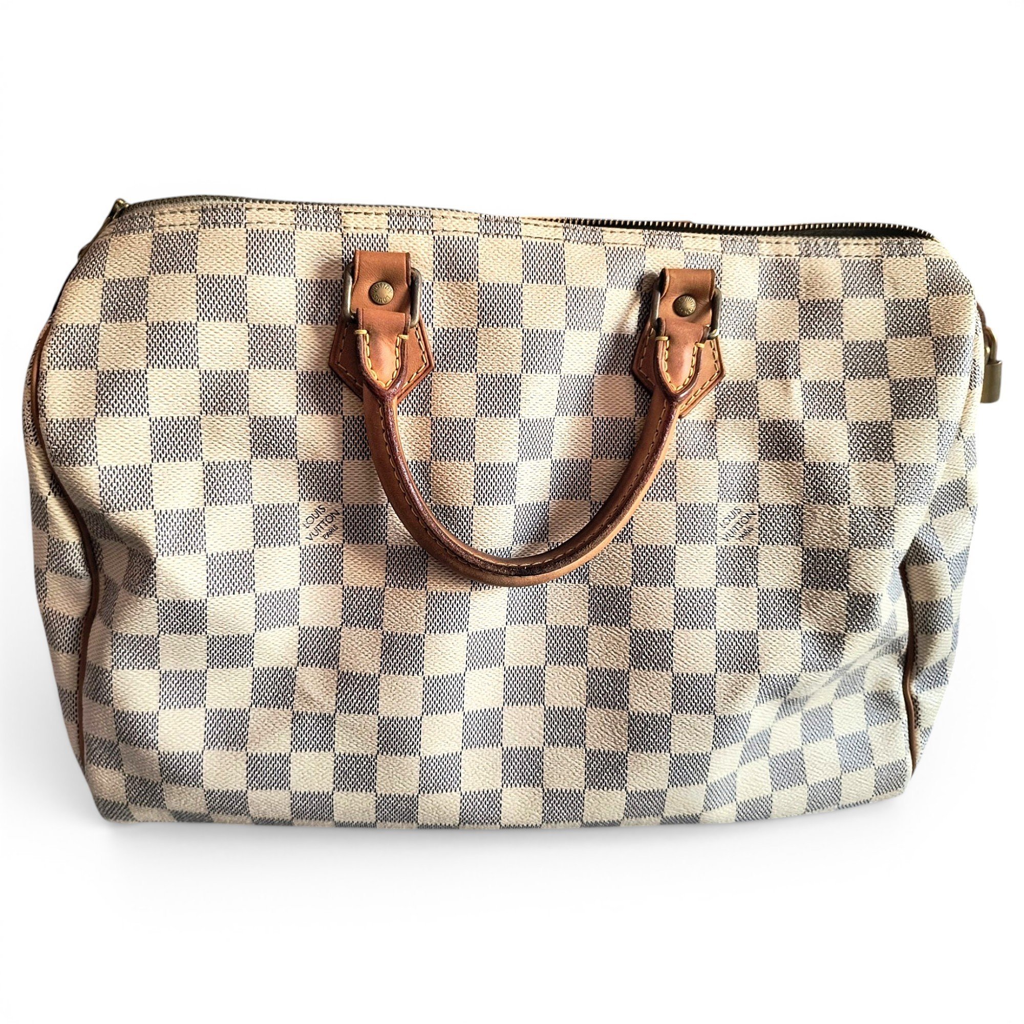 Speedy leather handbag