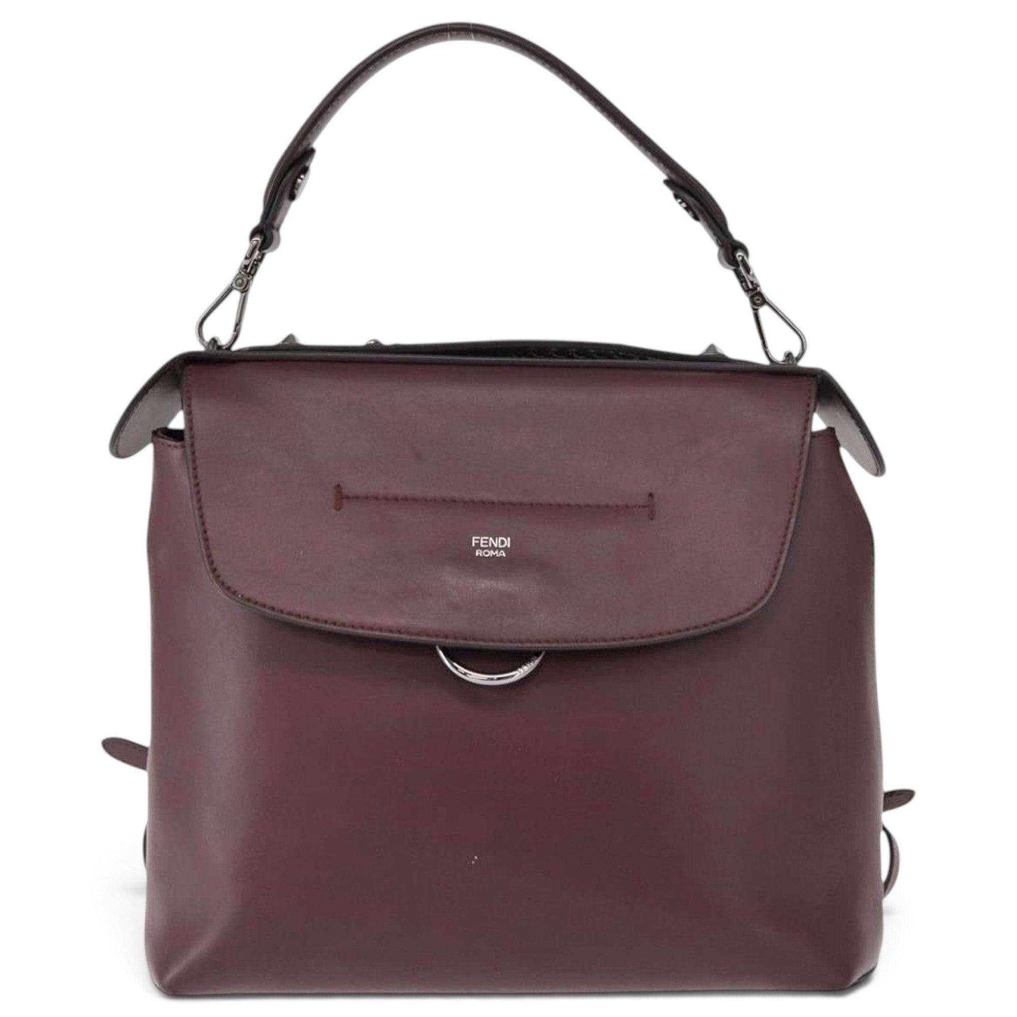 Back to school leather backpack