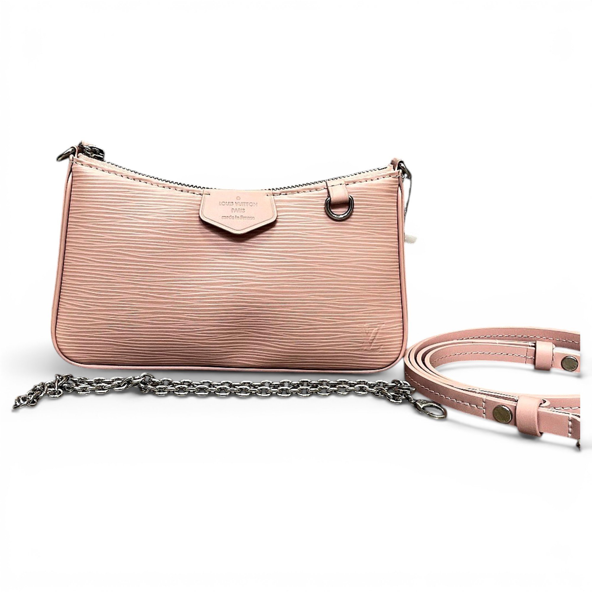 Easy Pouch On Strap leather handbag