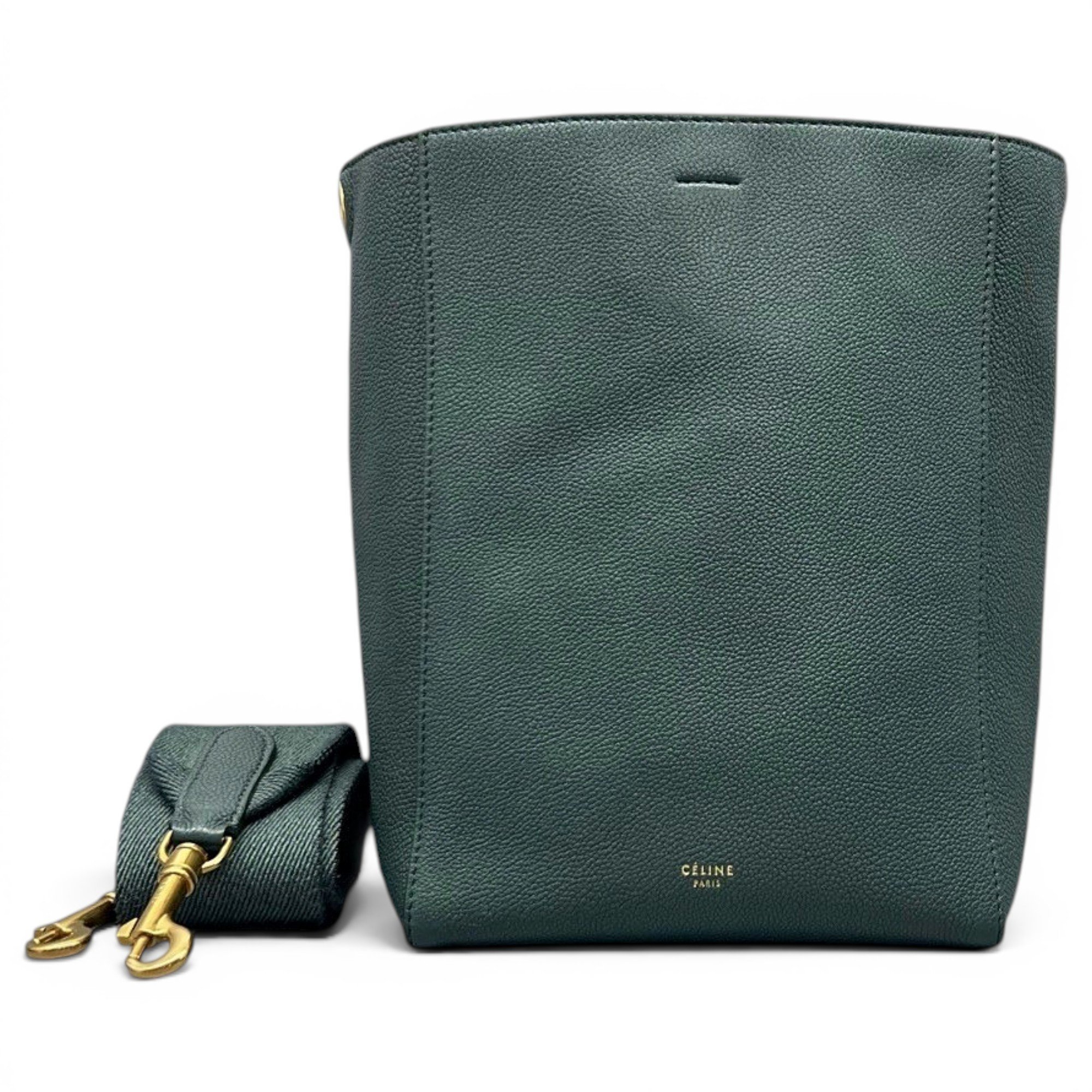 Seau Sangle leather handbag