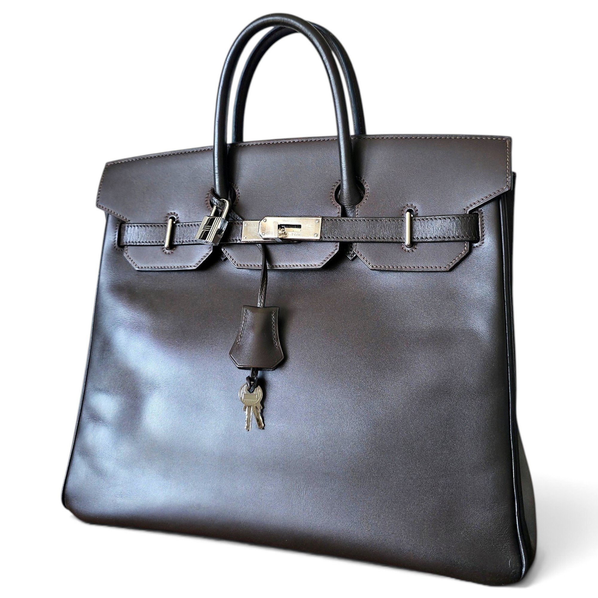 Haut à Courroies leather handbag