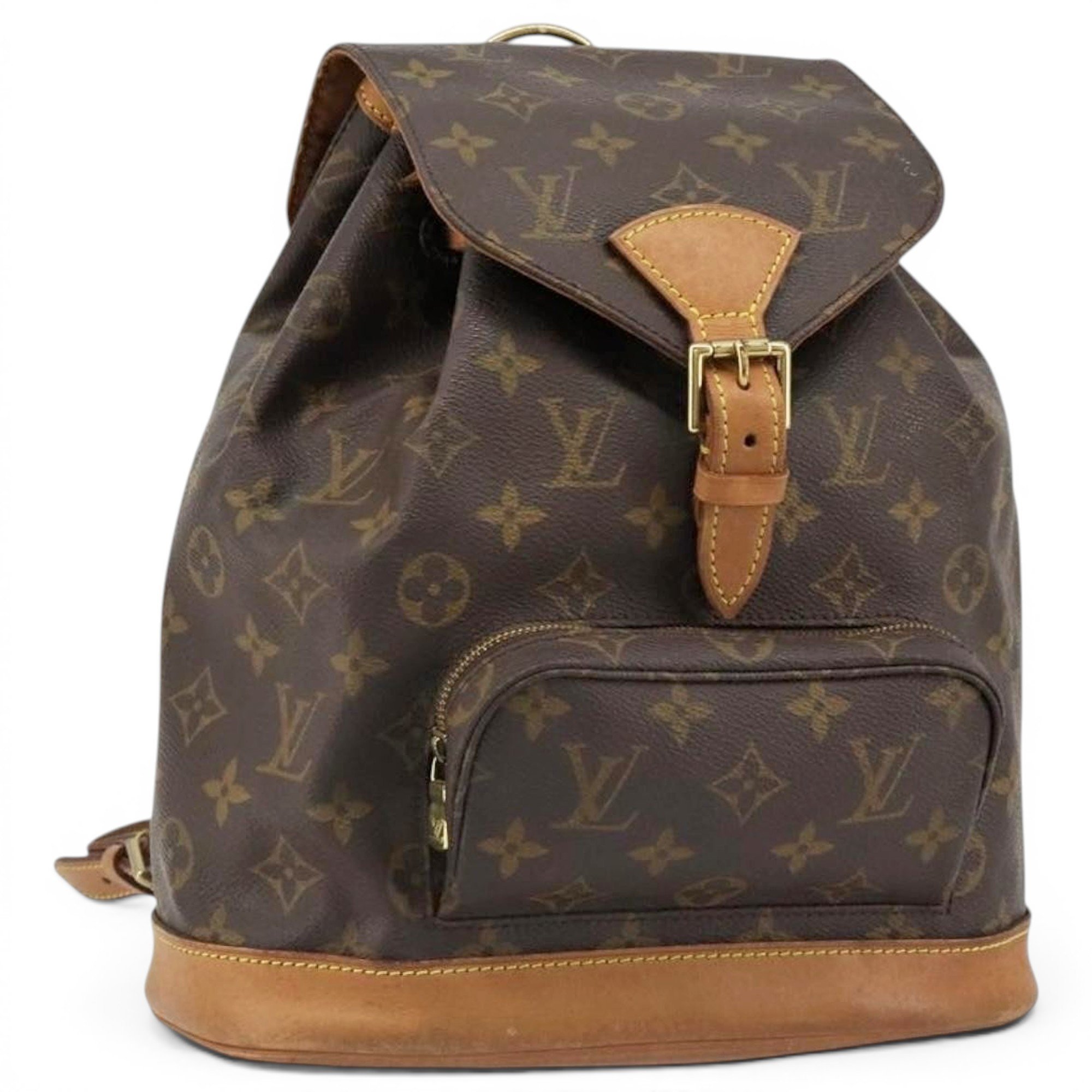 Montsouris leather backpack