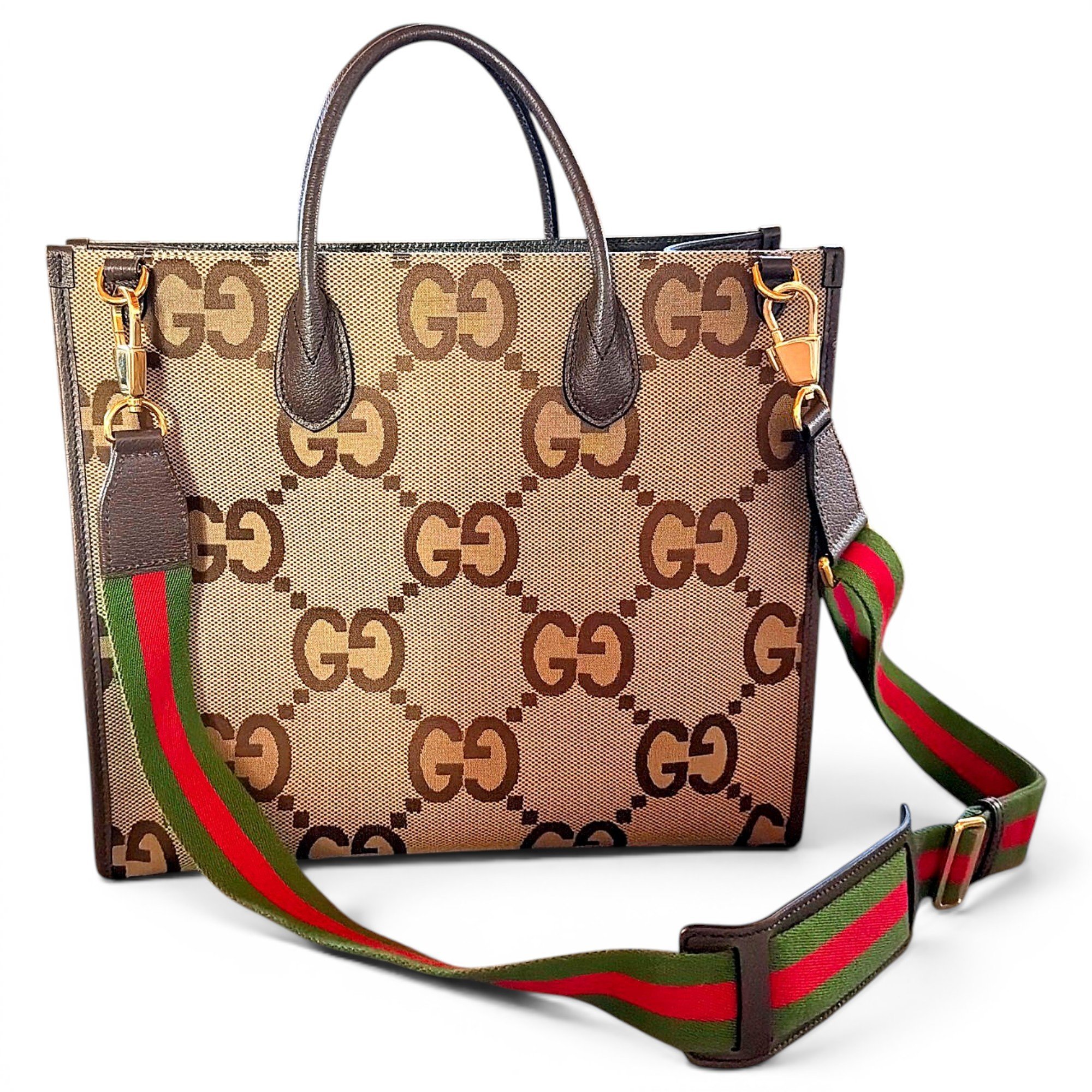 Leather tote