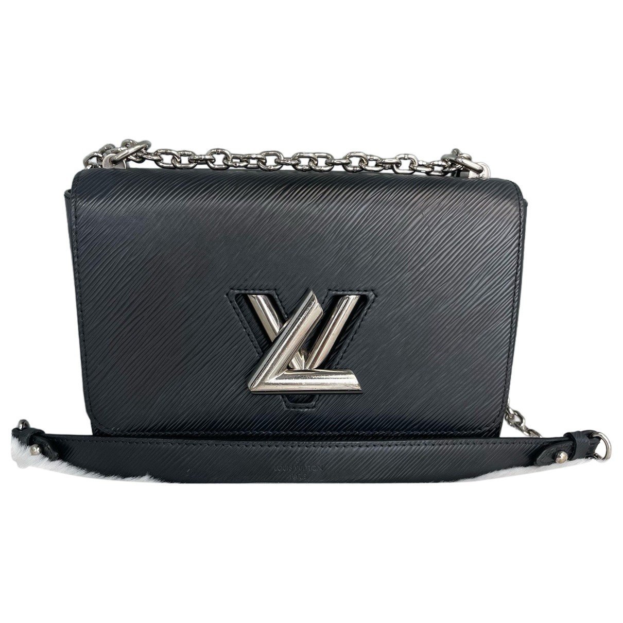 Twist leather handbag