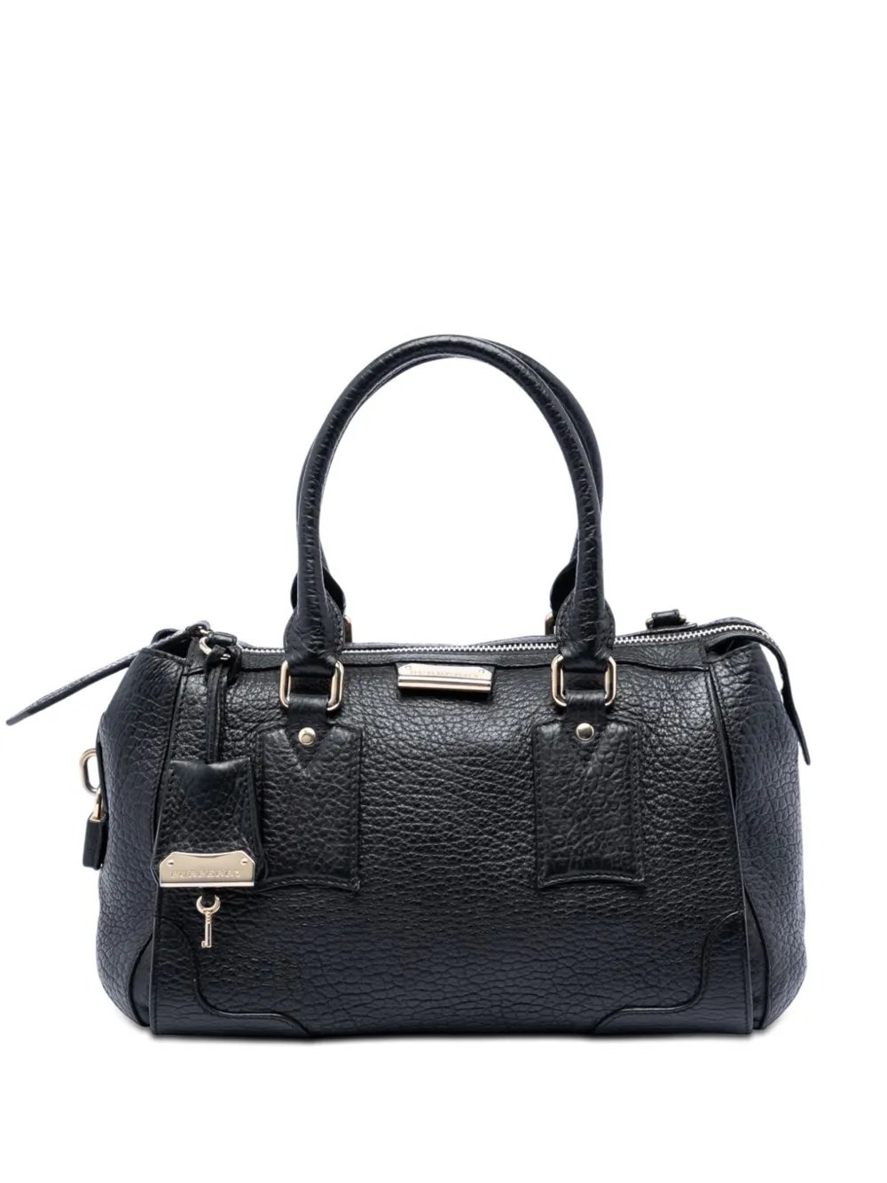 Burberry 2000-2017 Small Heritage Grain Leather Gladstone satchel