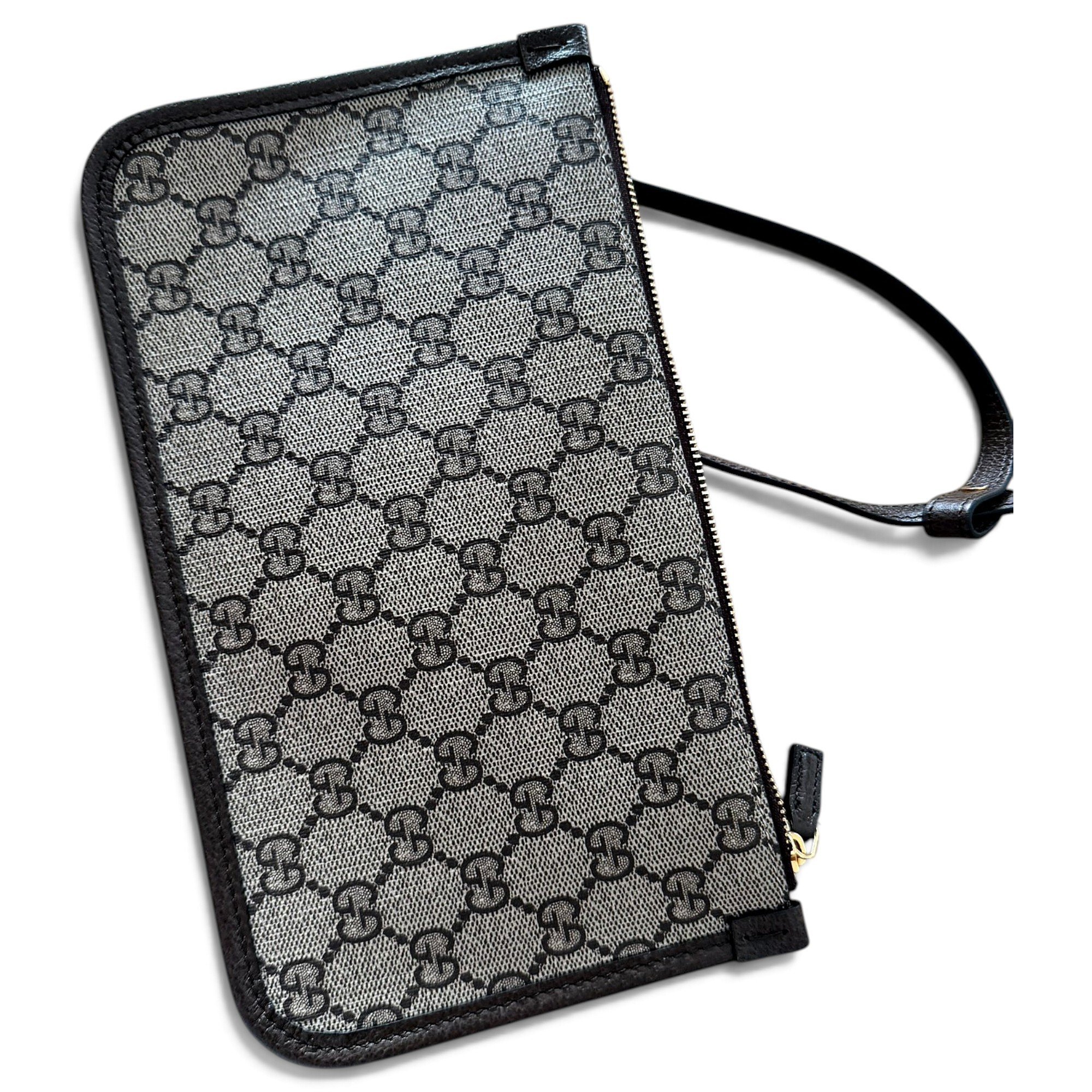 Ophidia leather clutch bag