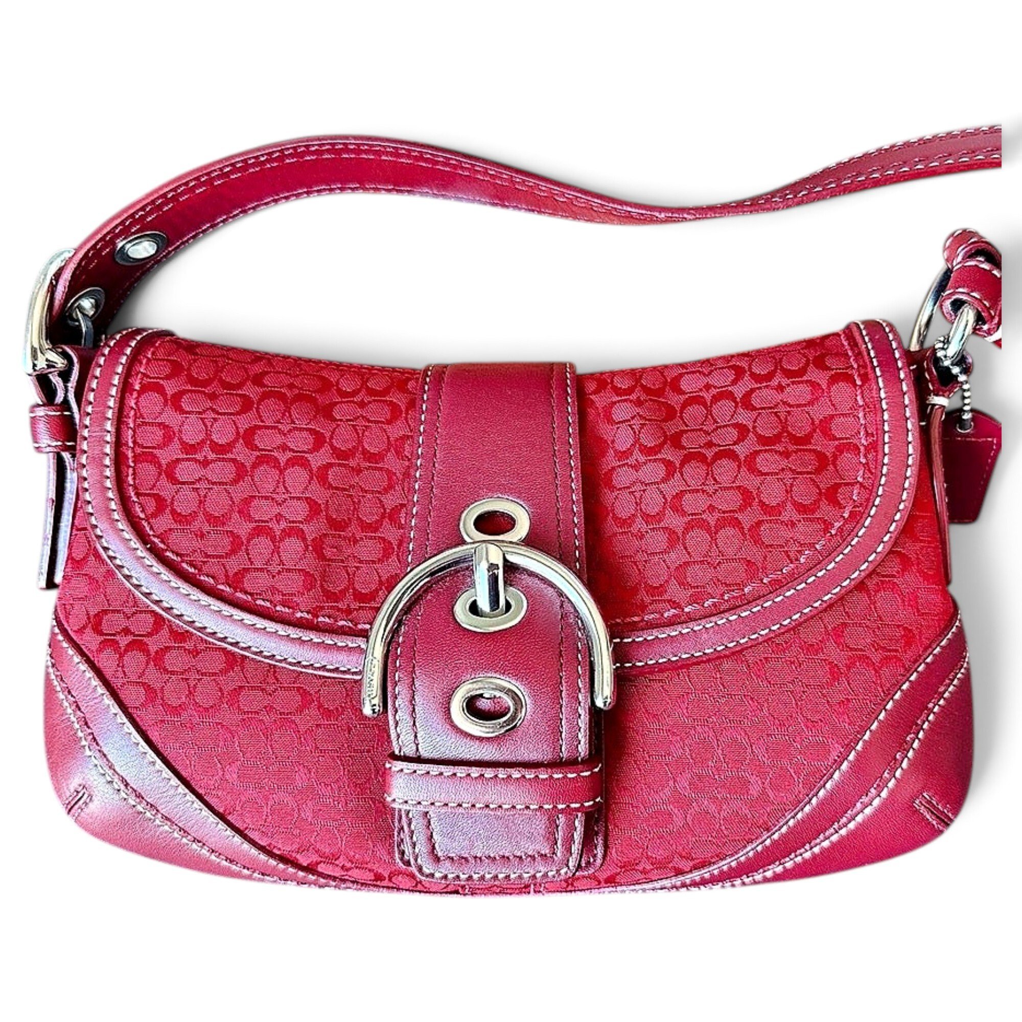Signature Sufflette leather handbag