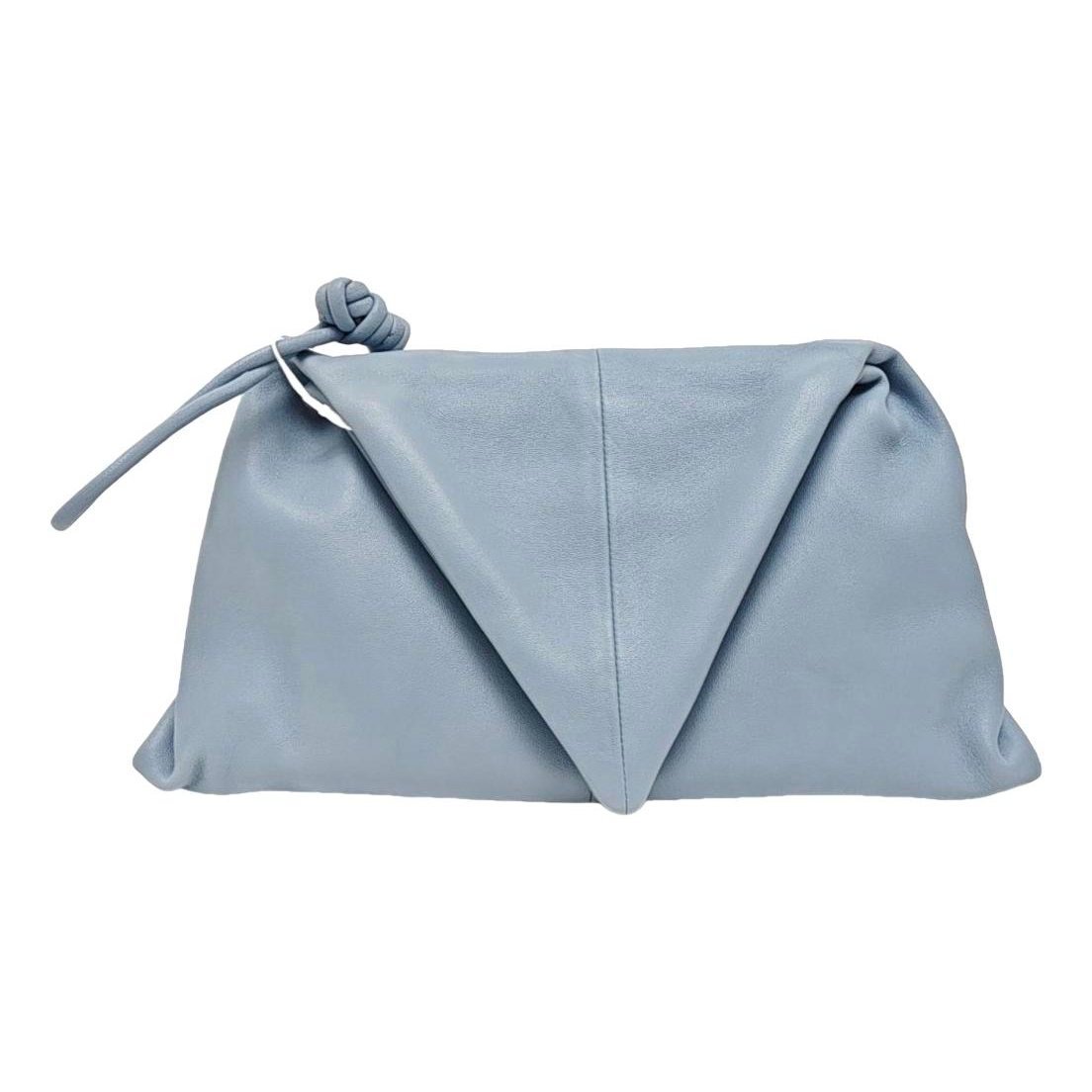 BV Trine leather clutch bag