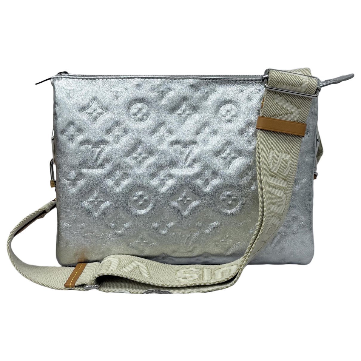Coussin leather handbag