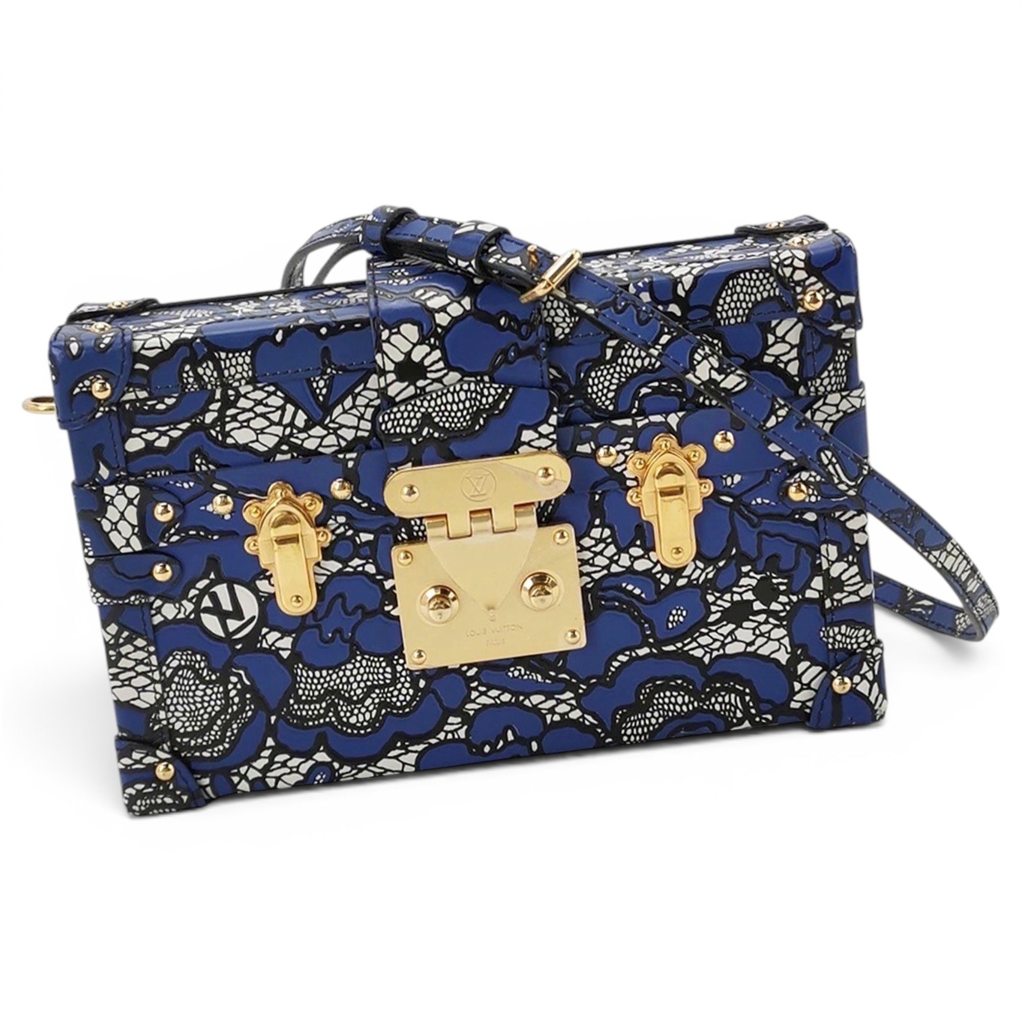 Petite Malle leather handbag