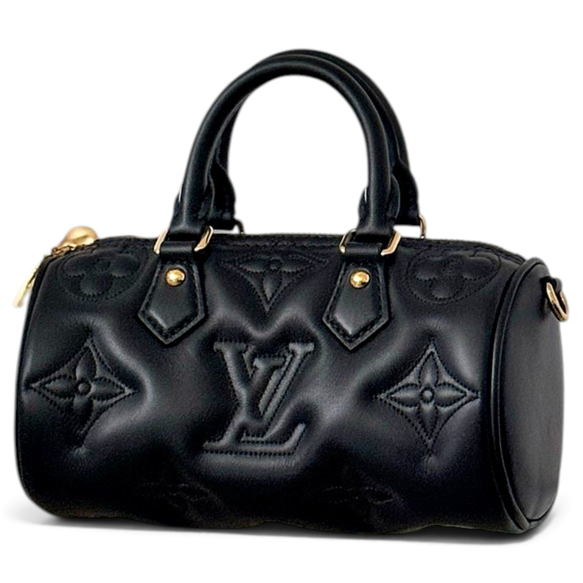 Papillon BB leather bowling bag