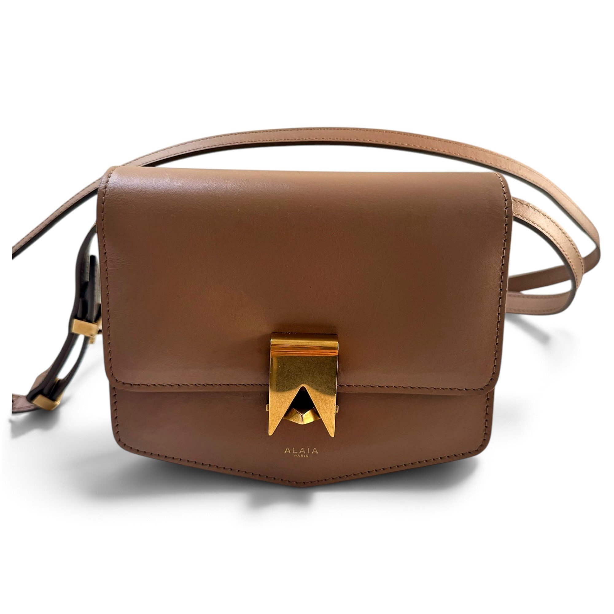 Alaia Le Papa leather crossbody bag