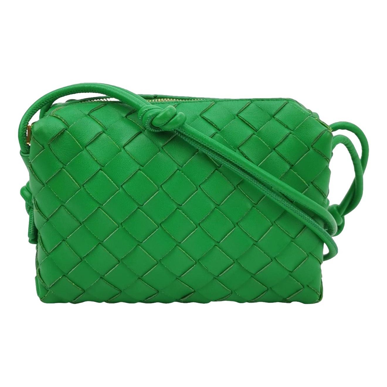 Loop leather handbag