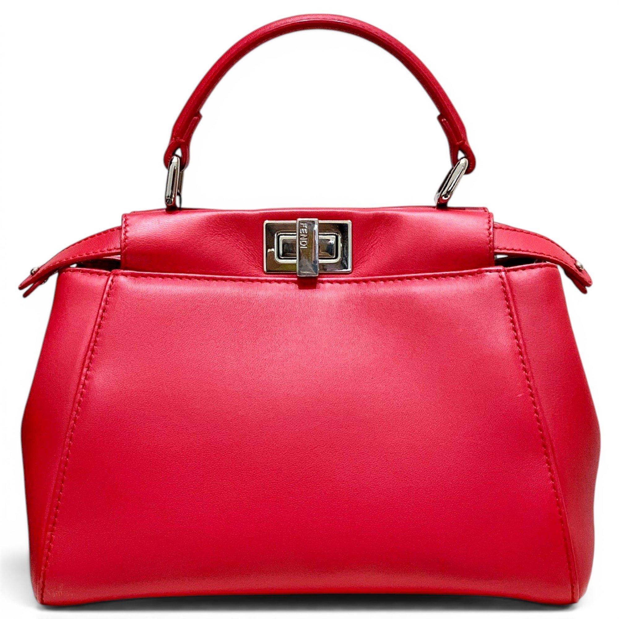 Peekaboo leather handbag