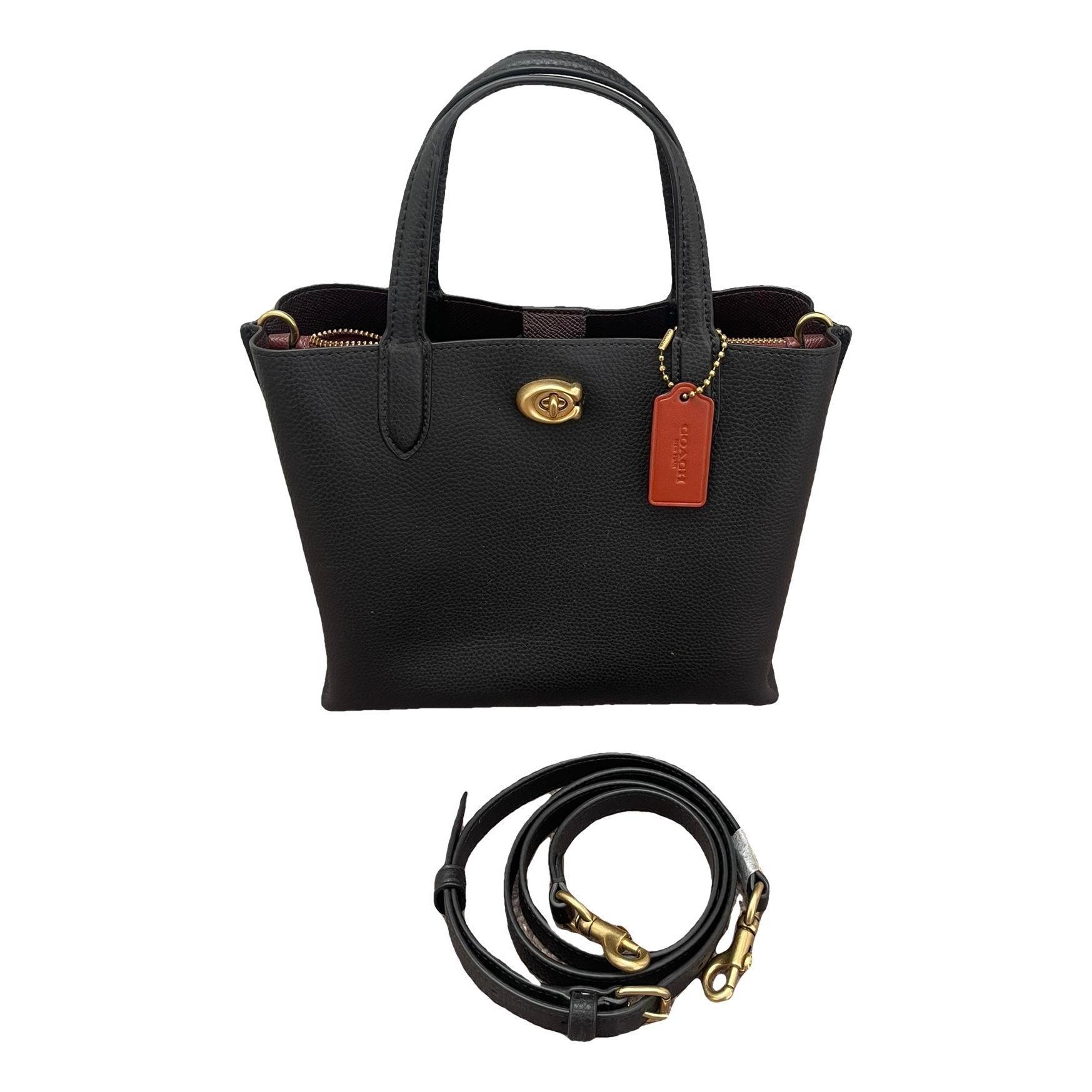 Leather tote