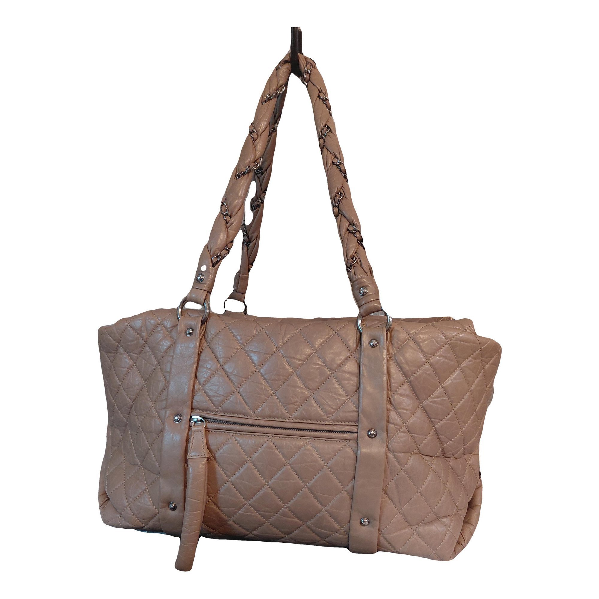 Leather tote