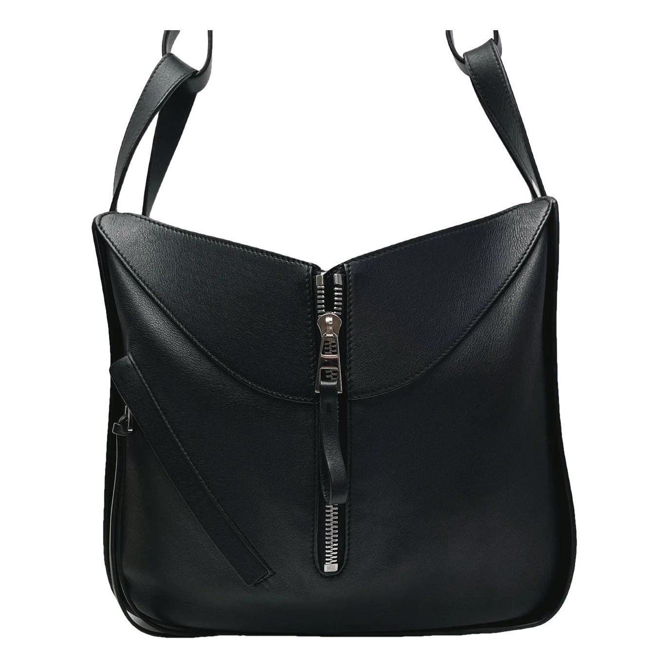 Hammock leather handbag