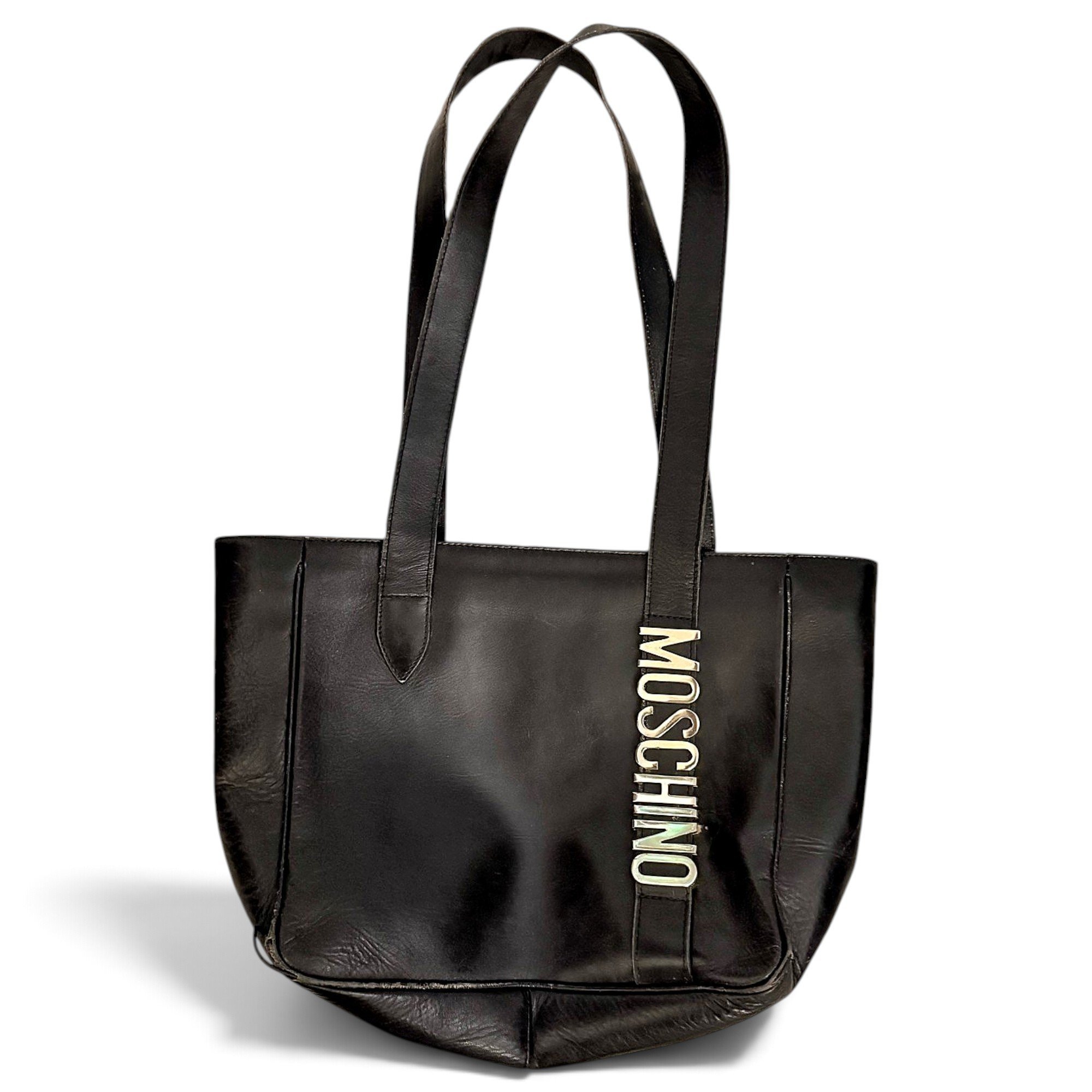 Moschino Leather tote