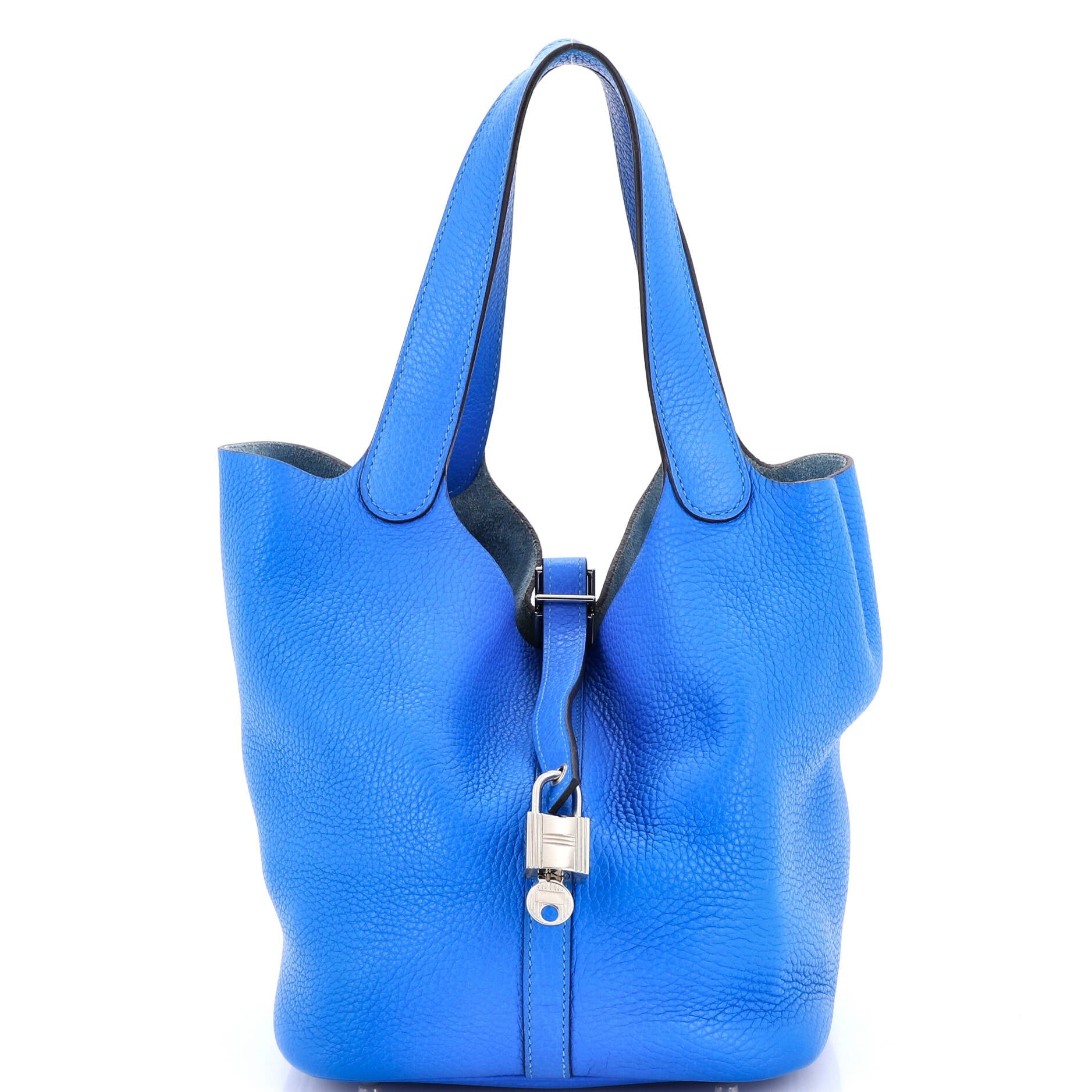 Hermes Picotin Lock Bag Clemence MM