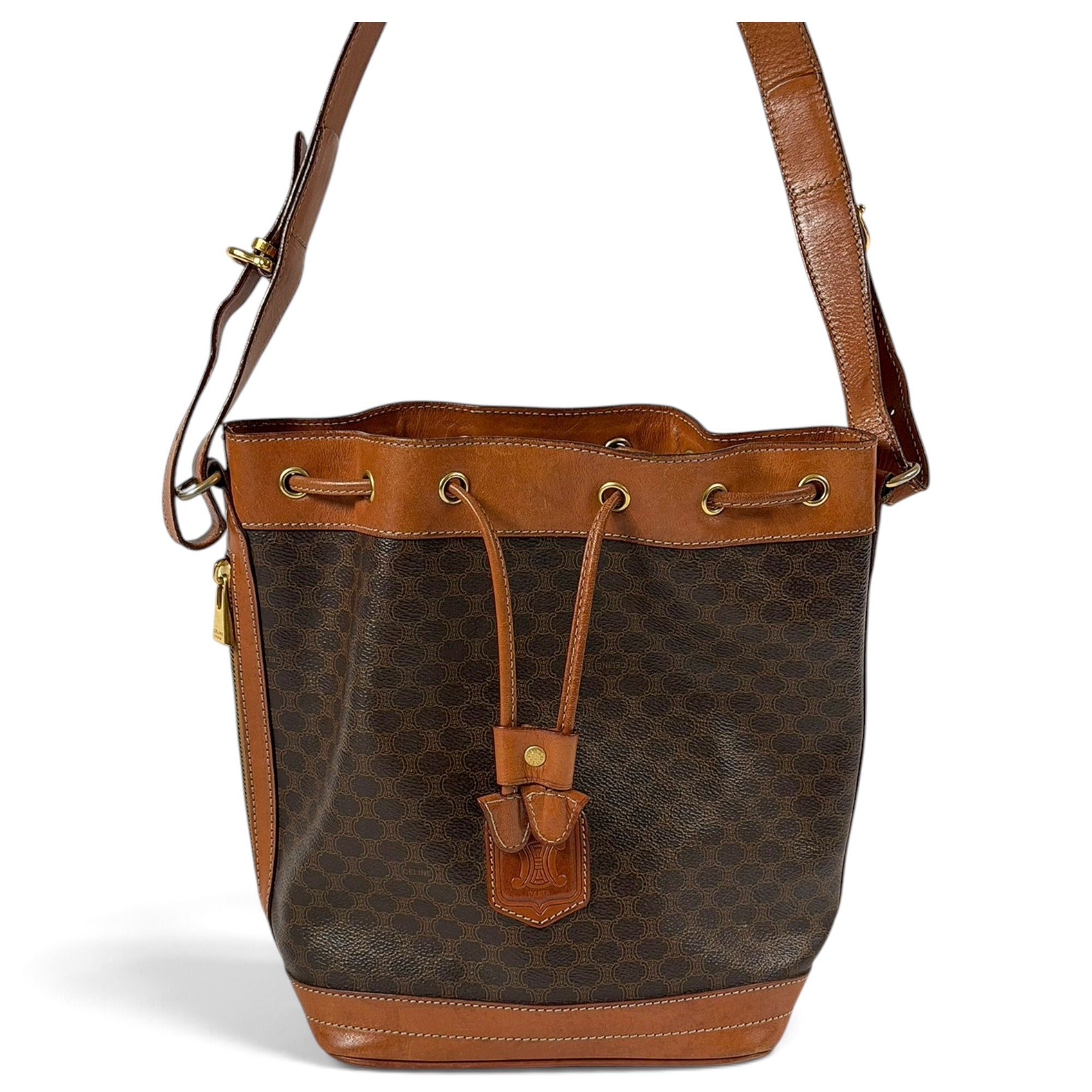 SAC SEAU leather handbag