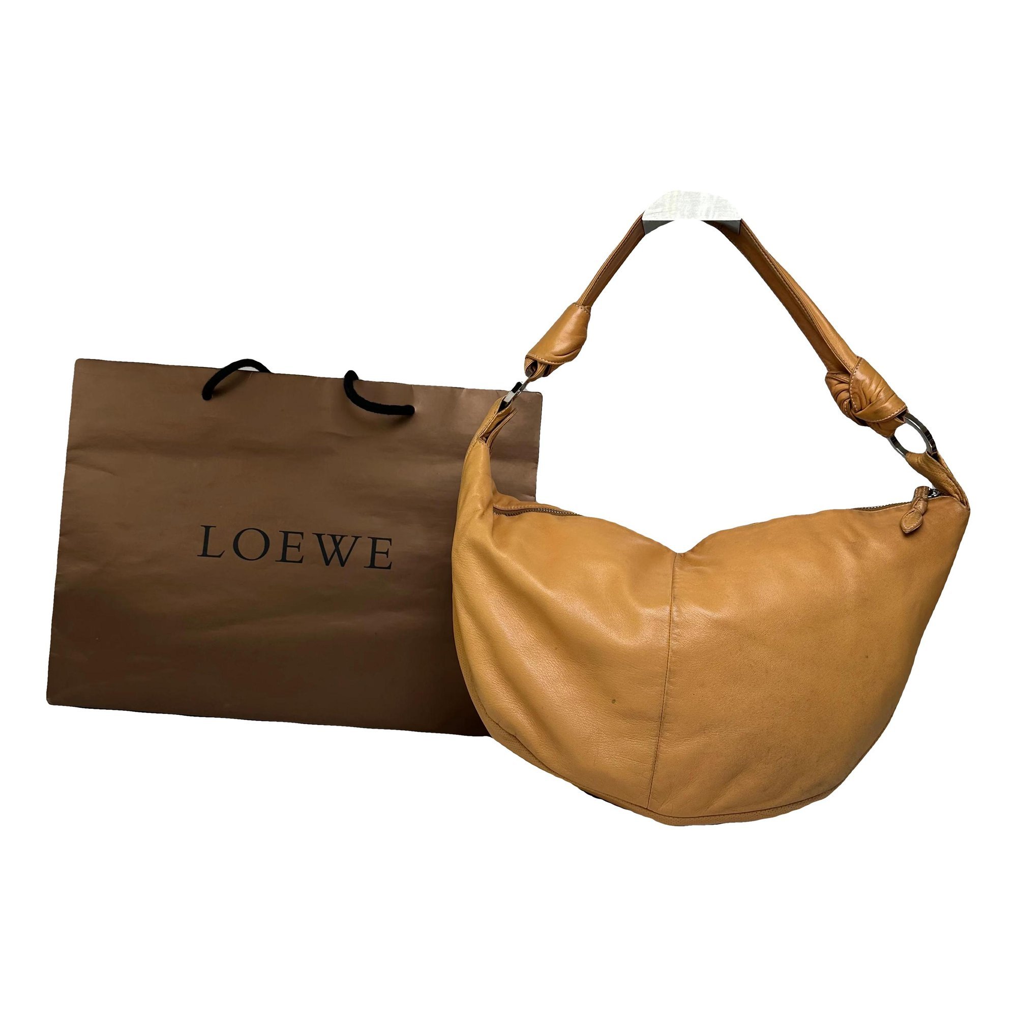Puzzle leather handbag