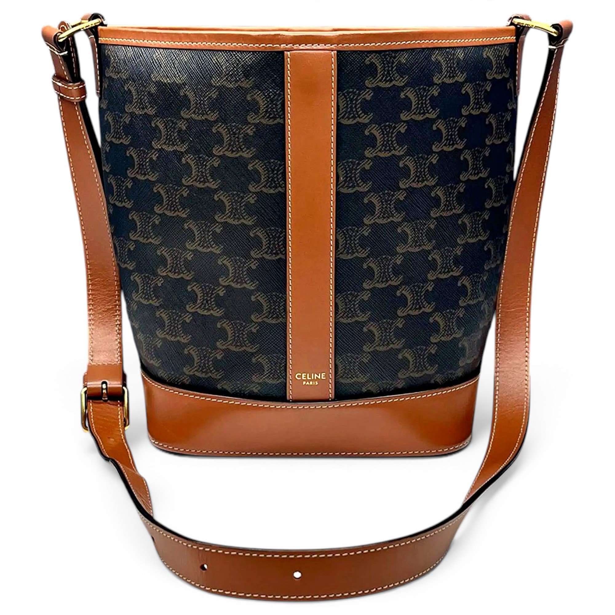 SAC SEAU leather handbag