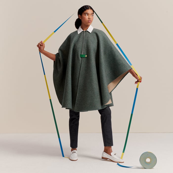 Cold Colors Cashmere Cape