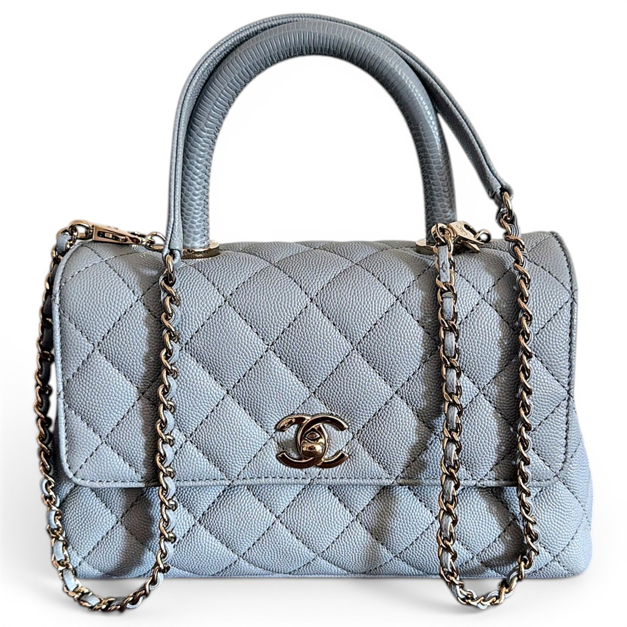 Coco Handle leather handbag