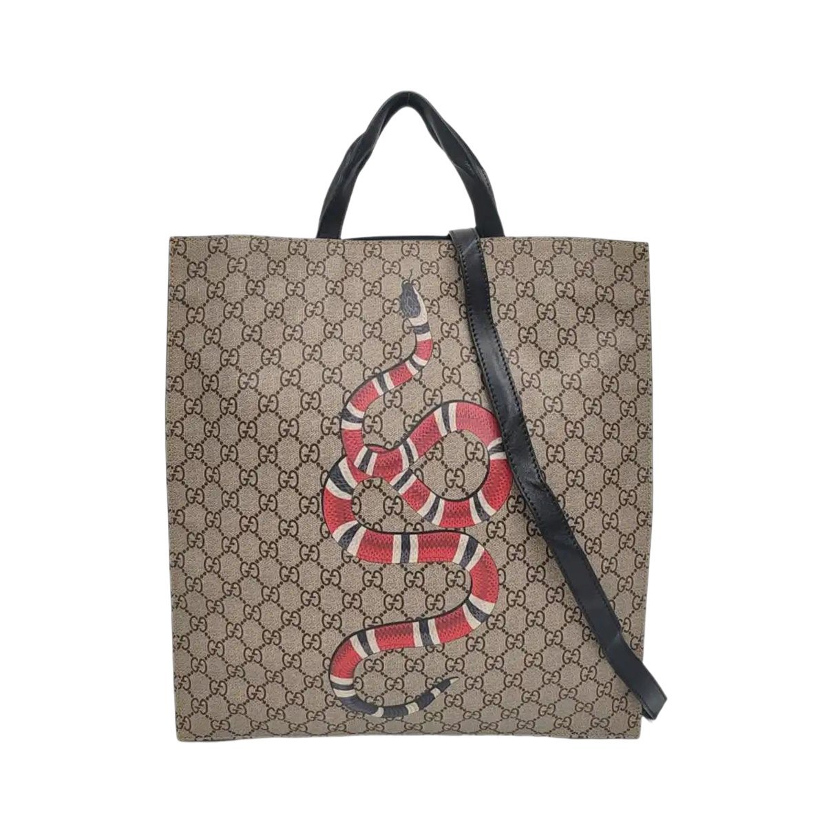 Ophidia GG Supreme leather handbag