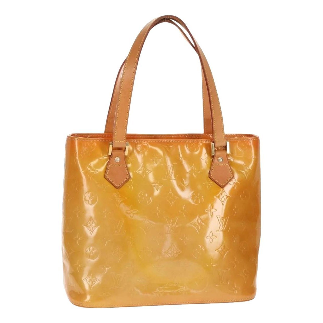 Patent leather handbag