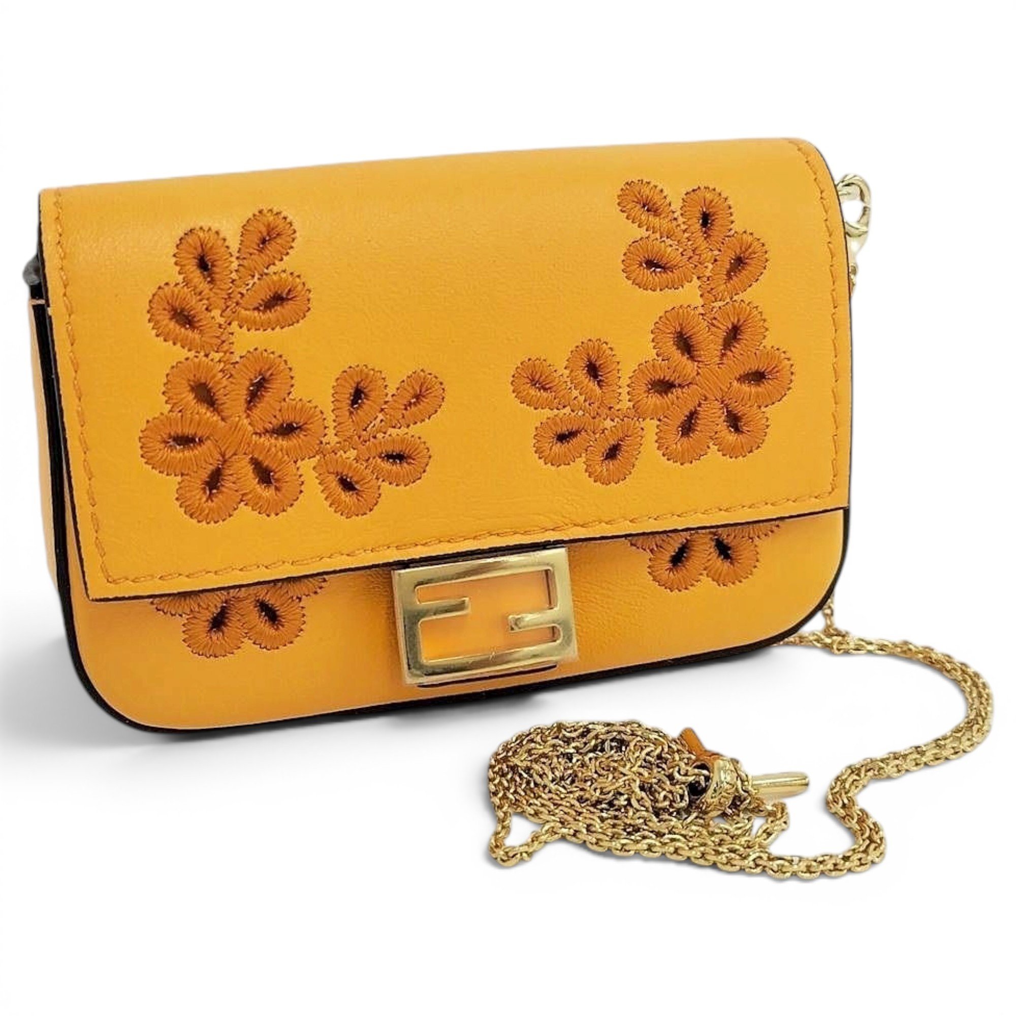 Baguette leather handbag