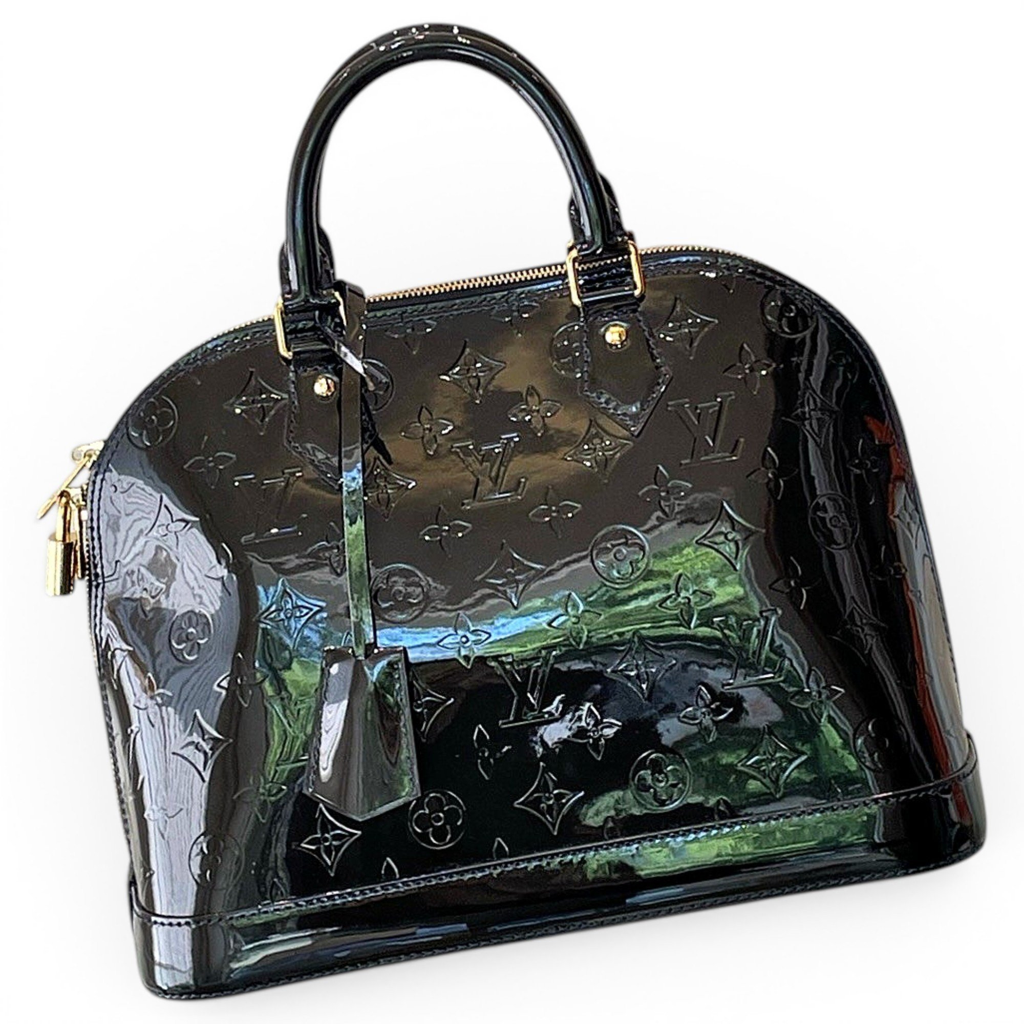 Alma leather handbag